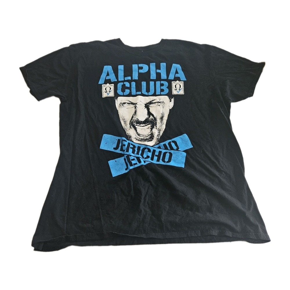 PRO WRESTLING TEES ALPHA CLUB  CHRIS JERICHO AEW NJPW TSHIRT NEW‎ SIZE 2XL
